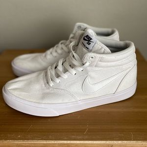 Nike SB Charge Mid White/White